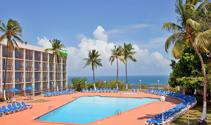 guy harvey oceanfront resort view from beach